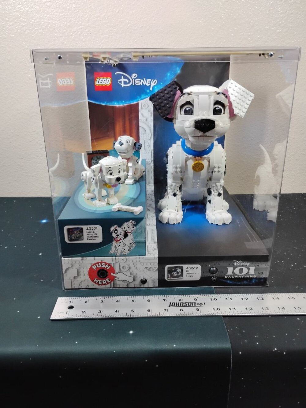 LEGO Disney 101 Dalmatians Store Display Case Sealed Built 43269 43271 Puppies